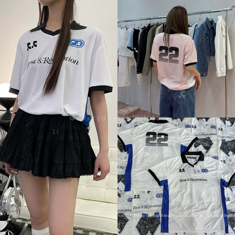 𝑵𝒆𝒘 𝒄𝒐𝒍𝒍𝒆𝒄𝒕𝒊𝒐𝒏 RR oversize (420฿) เสื้อบอลงานเกาหลี รุ่นนี้คือฮิตม๊าก เนื้อผ้า แพทเทิร์นเป๊ะชนช็อป vanilla studio