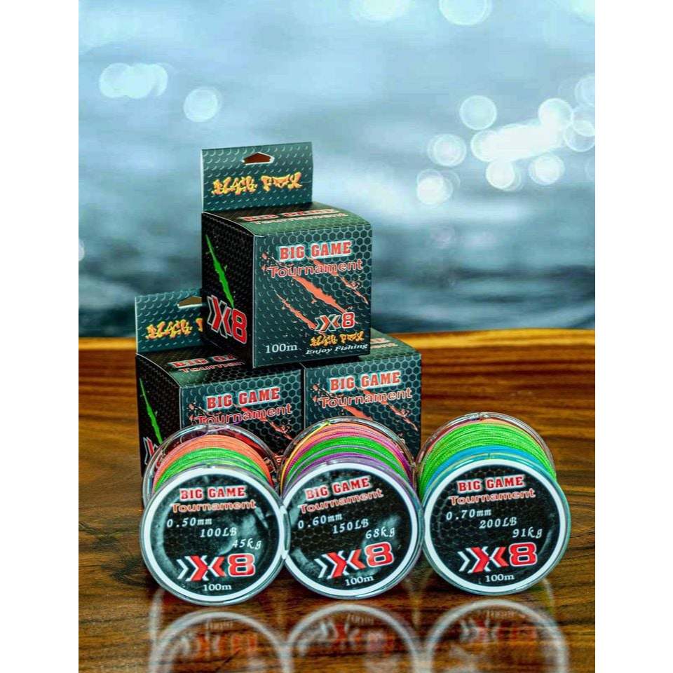 💕สาย PE Biggame Tournament X8💕  (ปอนด์ใหญ่ ขนาด 100 เมตร และ 500 เมตร)