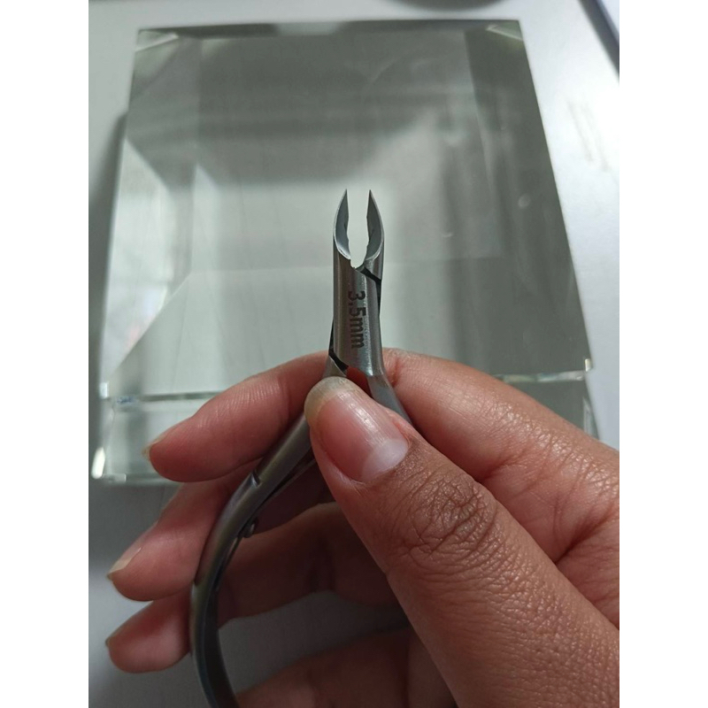 (00001)3.5mm(สปริ่งเดี่ยว)กรรไกรตัดหนังเวียดนาม)เปิดปากแล้วพร้อมใช้งาน รูปที่ 5