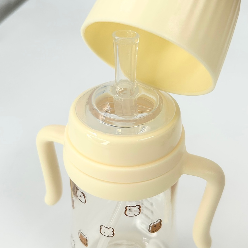 Birthstory ขวดหัดดูด ขวด PP  หลอดซิลิโคน food grade ปลอดสาร BPA ขนาด 300ml.