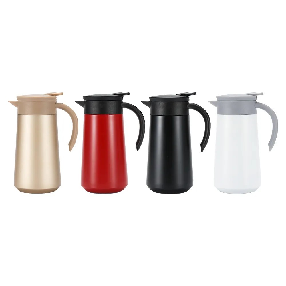 กระติกเก็บน้ำร้อนแบบสูญญากาศ 800ml Mocha stainless steel insulated pot
