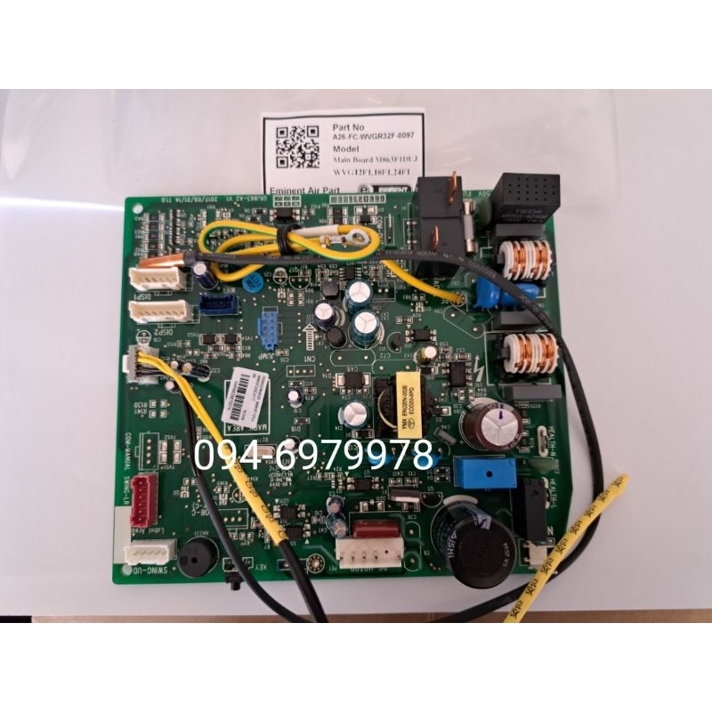 เมนบอร์ดคอยล์เย็น WVG12F1, 18F1, 24F1