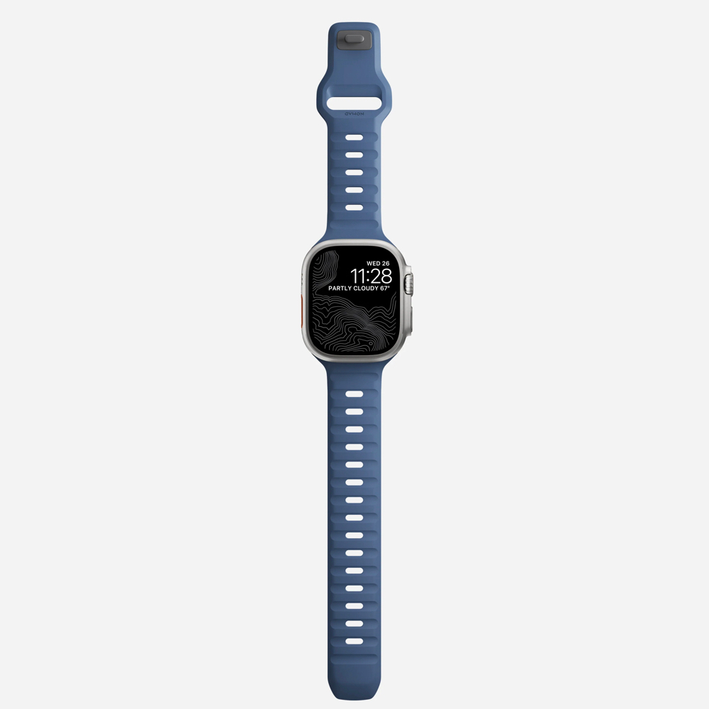 สายนาฬิกา NOMAD Sport Strap FKM 45 Naval/ Stone - Black Hardware