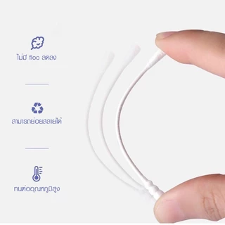 สำลีก้านทารก สำลี สำลีฆ่าเชื้อ สำลีก้านหู สำลีก้านคู่ กล่องละ200ไม้ baby cotton swab