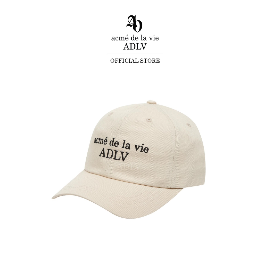 ADLV [acme de la vie] หมวก รุ่น Basic Ball Cap Beige (50022OBCCAU_H4BEXX)