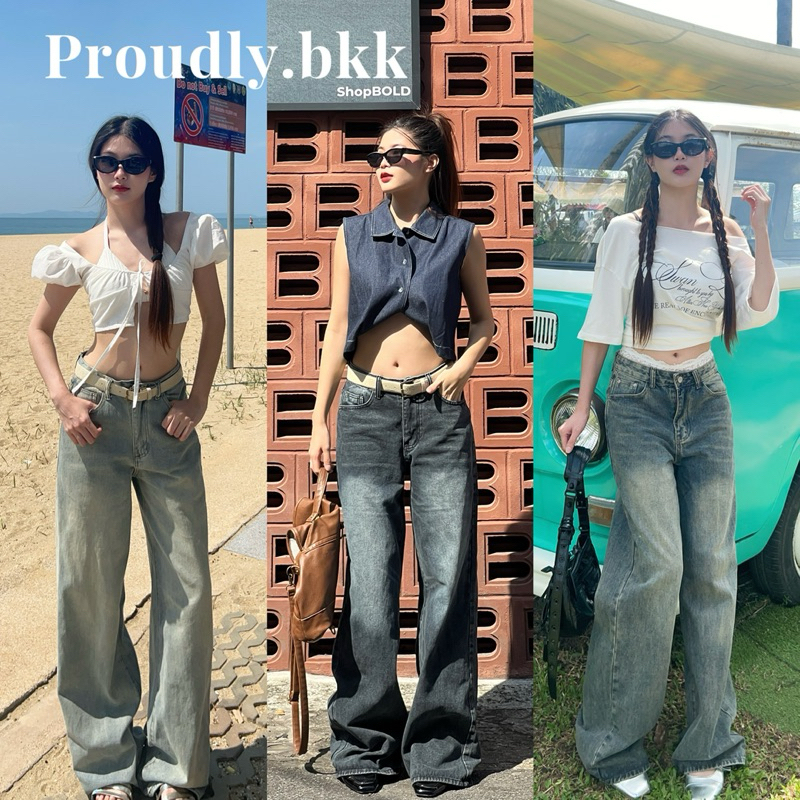 Proudly.bkk Brooklyn Jeans ยีนส์ทรงกระบอกใหญ่