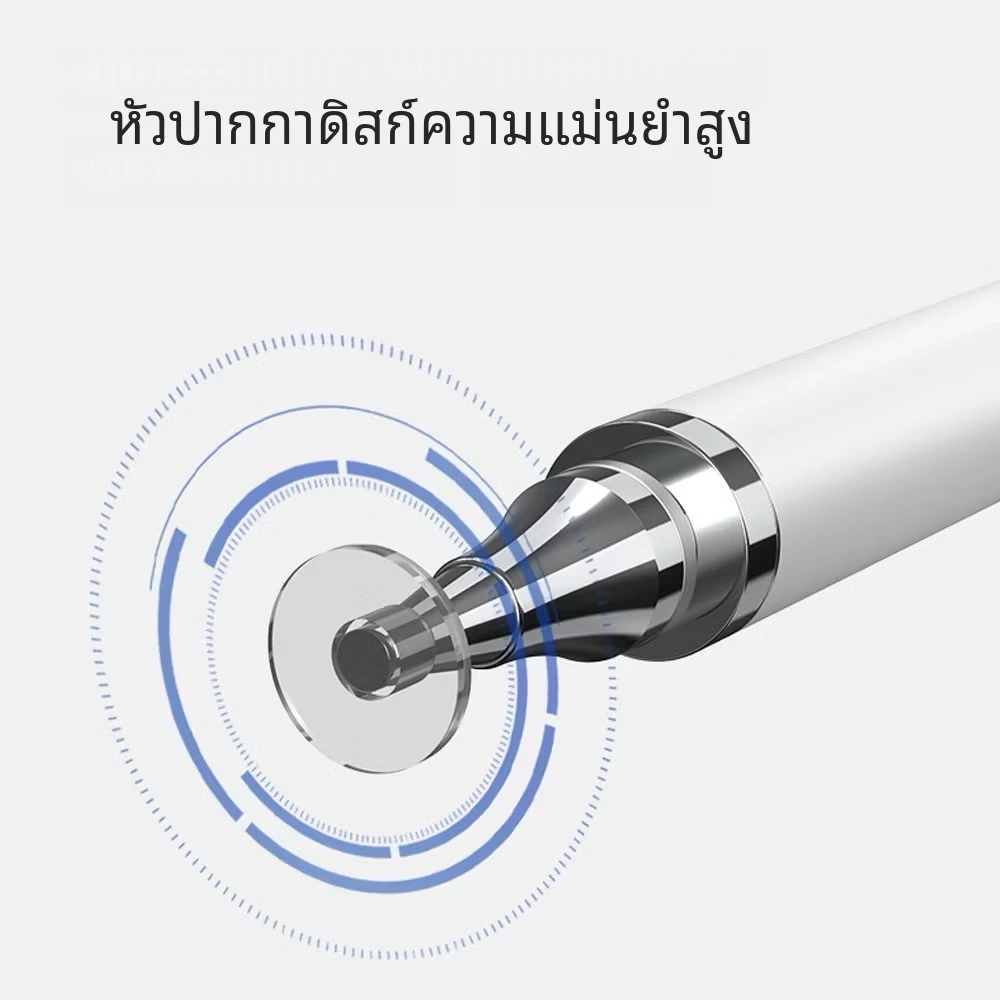 ปากกาสไตลัส 2-in-1 พร้อมหัวปากกาสัมผัสหน้าจอ 2 หัว เข้ากันได้กับสมาร์ทโฟนและแท็บเล็ต Android iOS iPhone iPad thumbnail 3