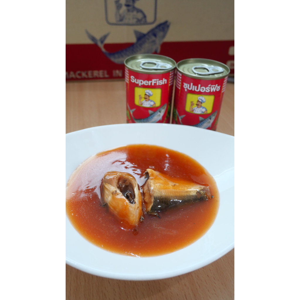 50 กระป๋อง - ปลากระป๋องตราซุปเปอร์ฟิช ปลาแมคเคอเรลในซอสมะเขือเทศ 155 กรัม - รูปที่ 4