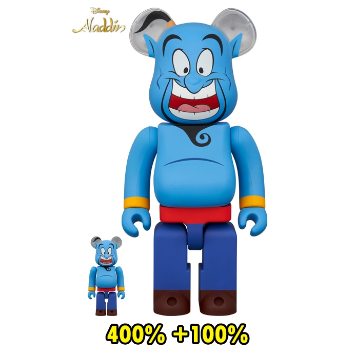 BE@RBRICK GENIE 100% & 400%  from "Aladdin" (TC)  สินค้าใหม่