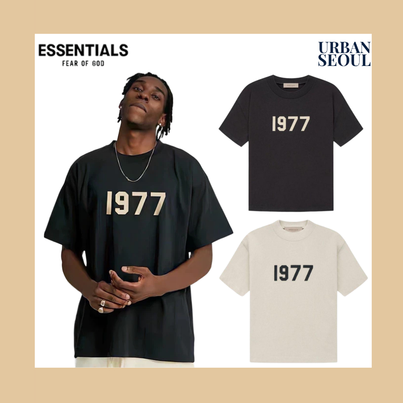 ของแท้ 100% ESSENTIALS Top SS22 เสื้อยืด เสื้อยืดชาย เสื้อ ESSENTIALS Fear Of God 1977 ผู้ชาย สไตล์เกาหลี พร้อมส่ง