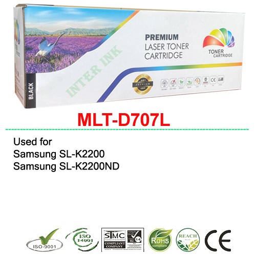 หมึกเลเซอร์ Samsung SL-K2200 / SL-K2200ND (D707L) สีดำ Full Color
