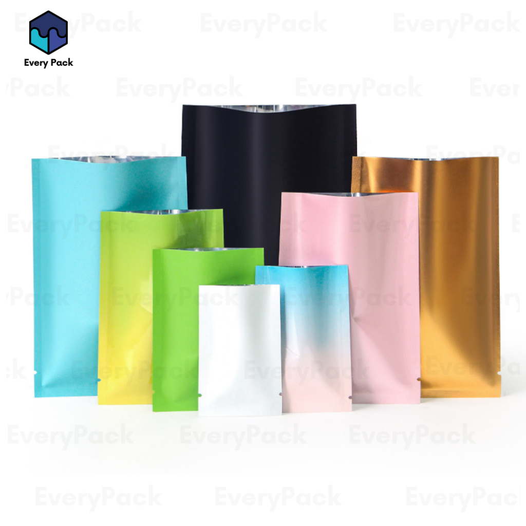 [แพ็ค 100 ใบ] ซองซีล ถุงฟอยล์ ถุงซีล ซองซีล3ด้าน ฟอยล์ทึบ ตั้งไม่ได้ หน้า-หลังทึบ ซอง อลูมิเนียมฟอยล์ [PB26] - รูปที่ 6