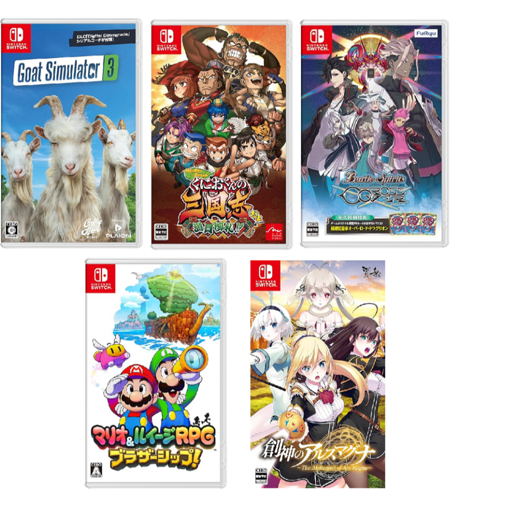 [ส่งตรงจากญี่ปุ่น] Switch 2024.11.2Week Release Japan NEW GAME Nintendo Switch