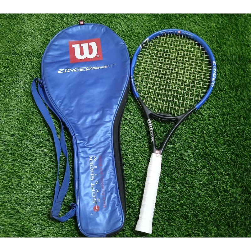 ไม้เทนนิสมือสอง WILSON ZINGER PRO พร้อม Cover ตรงรุ่น 💯🎾✨️