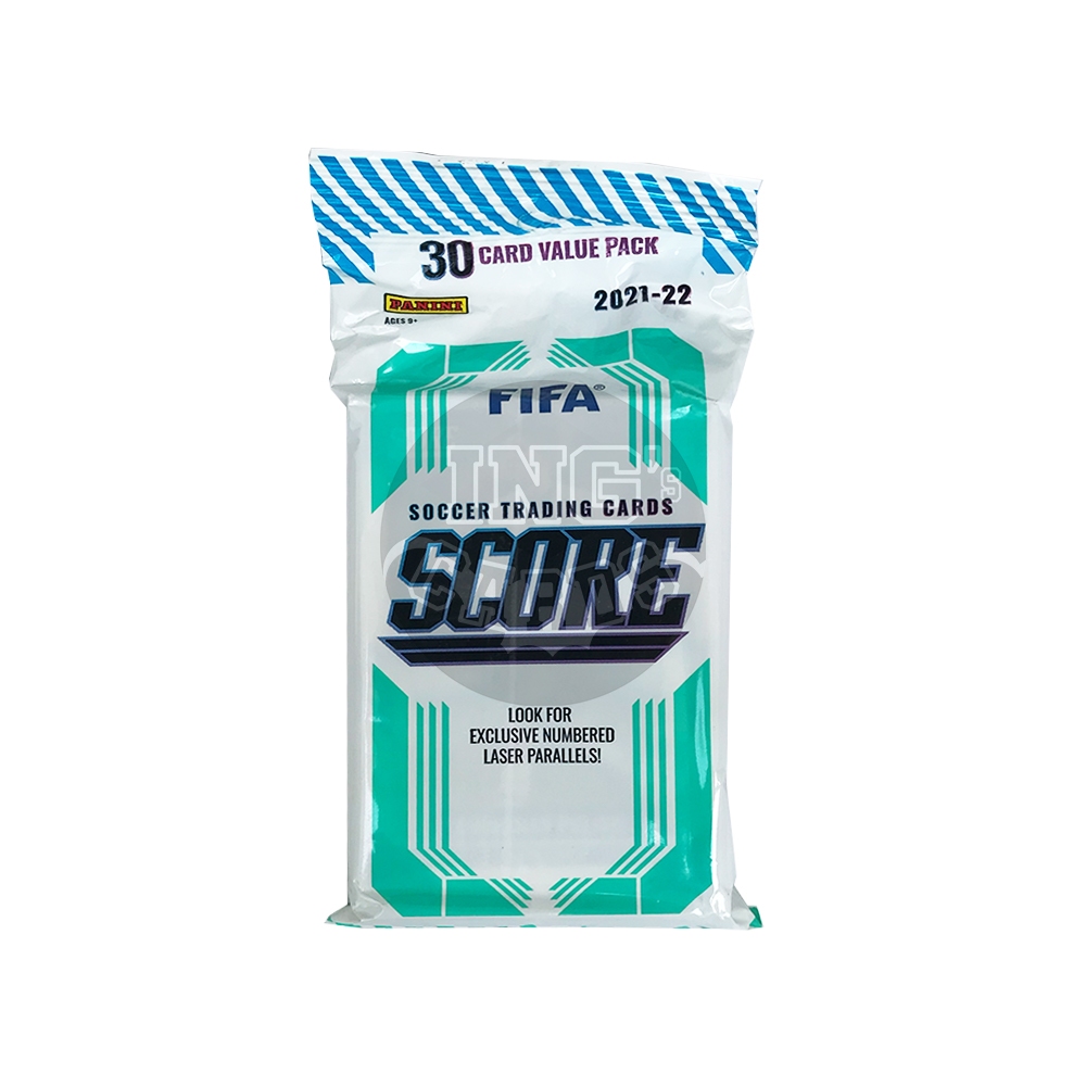 การ์ดสะสมฟุตบอล 2021-22 Panini FIFA Score Trading Cards Fat Pack / ราคาต่อ 1 ซอง