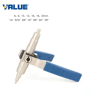 【waomenn_】ที่ขยายท่อ ยี่ห้อ ตัวขยายท่อแบบแมนนวล VALUE รุ่น VST-22B รุ่นใหม่!! ใช้ได้กับขนาด 1/4" - 7/8"