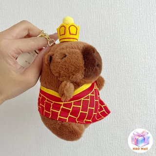 คาปิบารา พวงกุญแจ Capibara ตุ๊กตาคาปิบาร่า ตุ๊กตาตุ๊กตาพวงกุญแจจี้ ขนนิ่ม น่ารักๆ ห้อยกระเป๋า ห้อยกุญแจ ของขวัญวันคริสต์
