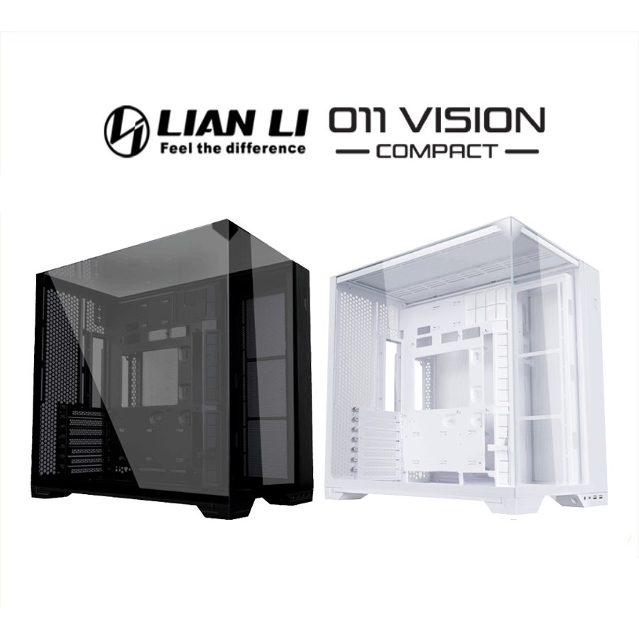 CASE Lian Li O11 Vision Compact Black / White เคส Mid Tower
