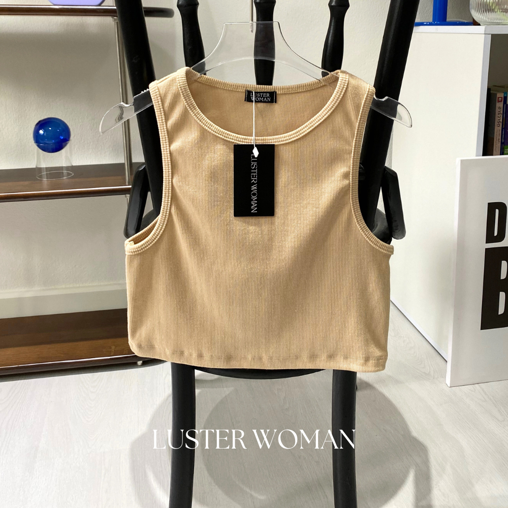 ลดยกร้าน 50%Jolie Crop Top เสื้อกล้ามครอป ผ้าร่อง รูปที่ 8