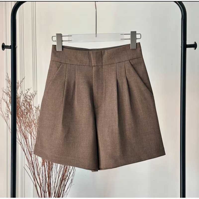 กางเกงขาสั้นป้ายAtipa(ไซส์L)สีน้ำตาล