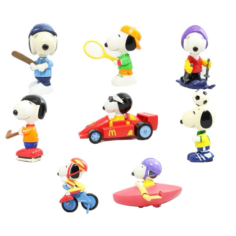 +สินค้าพร้อมส่ง+ของแท้ 100% 〽️McDonald's Happy Meal  Sporty Snoopy 2002