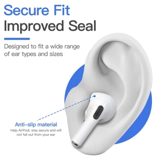 ซิลิโคนหูฟัง สำหรับแอร์พ็อต 4 1คู่(บางใส่เคสปิดฝาได้) Silicone Ear Gen 4 จุกยางซิลิโคน Silicone Ear Tips Skin Cover 1คู่