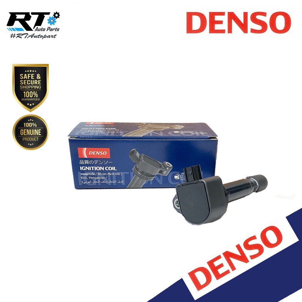 Denso คอยล์จุดระเบิด Honda Civic FD 1.8 ปี06-11 Accord G8 ปี08-13 CRV G3 ปี07-13 / 099700-37504
