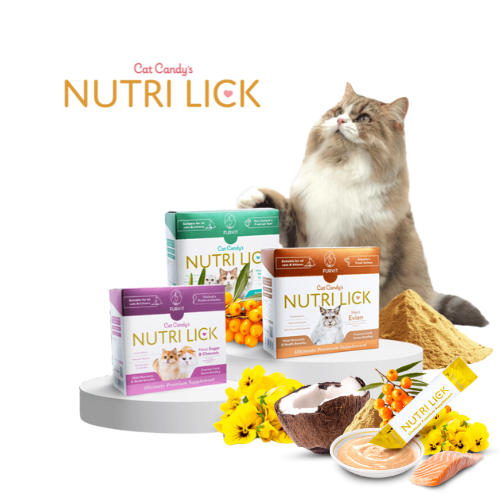 [5 ซอง] Nutri Lick นิวทริ ลิค วิตามินแมวเลีย ช่วยลดความเครียดและความวิตกกังวล เสริมสร้างระบบภูมิคุ้มกัน