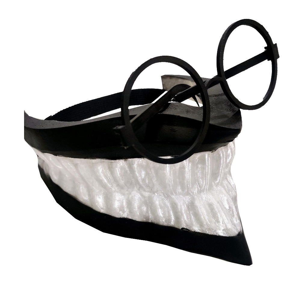 Cosplay Dandadan หน้ากากพร้อมแว่น คอสเพลย์ ปาร์ตี้ ผลิต 1-2 วัน งานคุณภาพสำหรับแฟนอนิเมะ