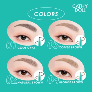 Cathy Doll นีดดี้อายบราวเพ็นซิล 0.028g เคที่ดอลล์ Needie Eyebrow Pencil 0.028g