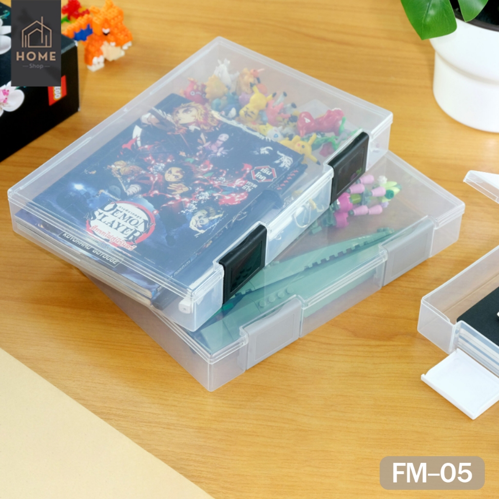 กล่องแฟ้มเก็บเอกสาร ใส่กระดาษA5ได้ KEYWAY รุ่น FM-05 (หูคละสี)
