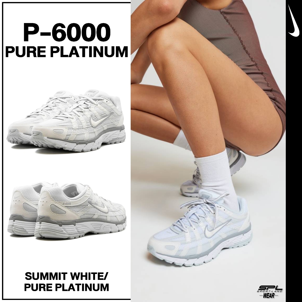 Nike ไนกี้ รองเท้าผ้าใบ รองเท้าลำลอง ND W MNS P-6000 FV6603-101 (4300)