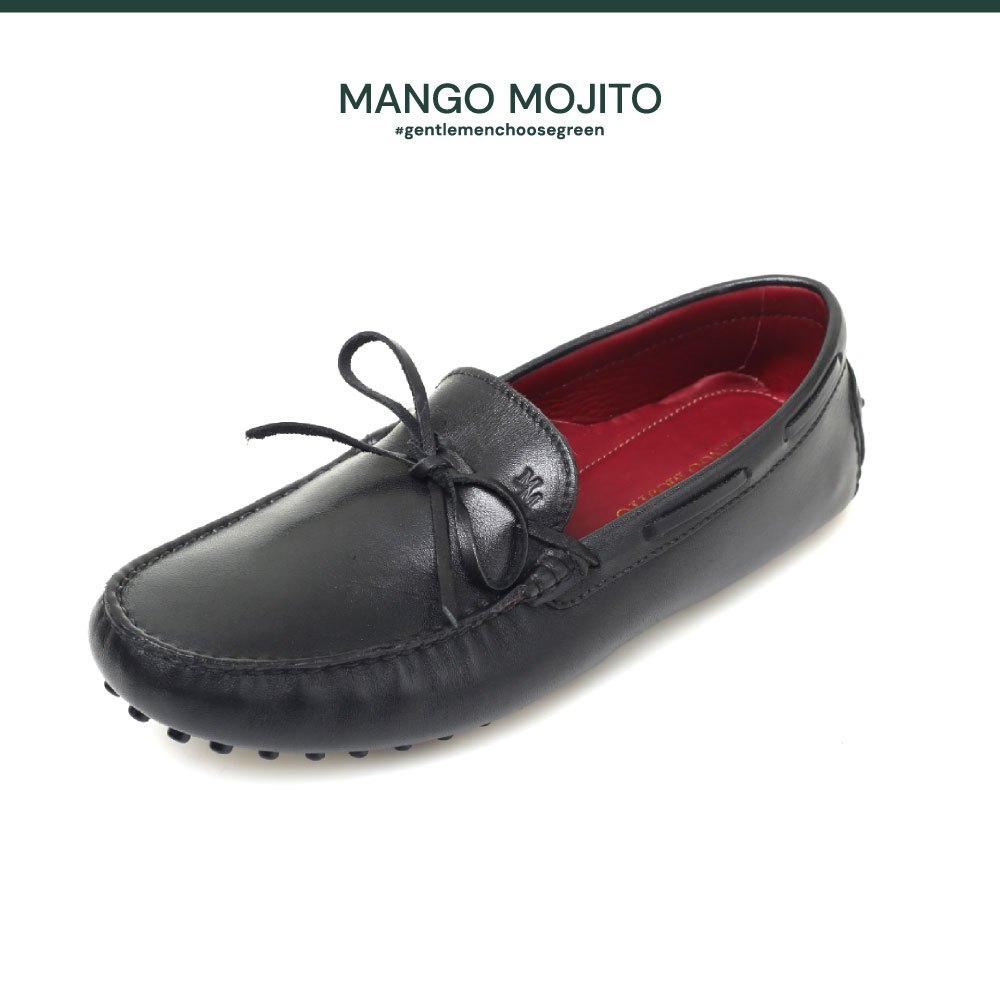 [พร้อมส่ง] MANGO MOJITO รองเท้ารุ่น Mojito Loafer (Lace) สี Black