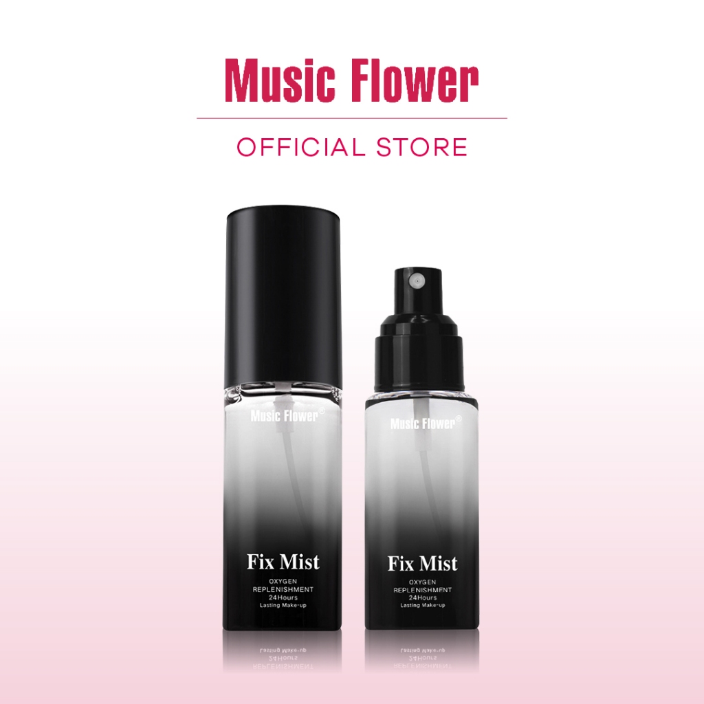 [Music Flower] Fix Mist สเปรย์ล็อคเมคอัพ เซ็ตติ้งสเปรย์ กันแดด SPF30+ ติดทนยาวนาน 24ชม.