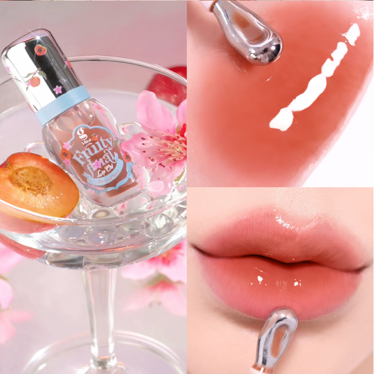 ลิปออยล์หัวเย็น บำรุงริมฝีปาก ให้ความชุ่มชื้น  Gvana Fruity Floral Lip Oil ราคา ถูกที่สุด ดีลบีเคเค แกลเลอรีภาพที่ 3