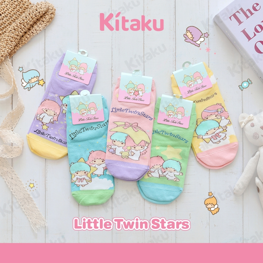 ถุงเท้า Kitaku ลิขสิทธิ์แท้ เซ็ต ลิตเติ้ลทวิน 1 กล่อง (1 กล่อง มี 5 คู่) TS