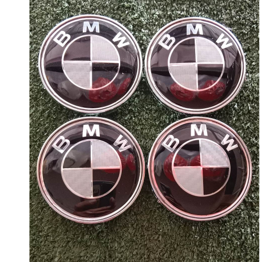 4 ชิ้นฝาครอบล้อแม็กโลโก้ดุมล้อแม็ก  ขนาด 66/68 mm.