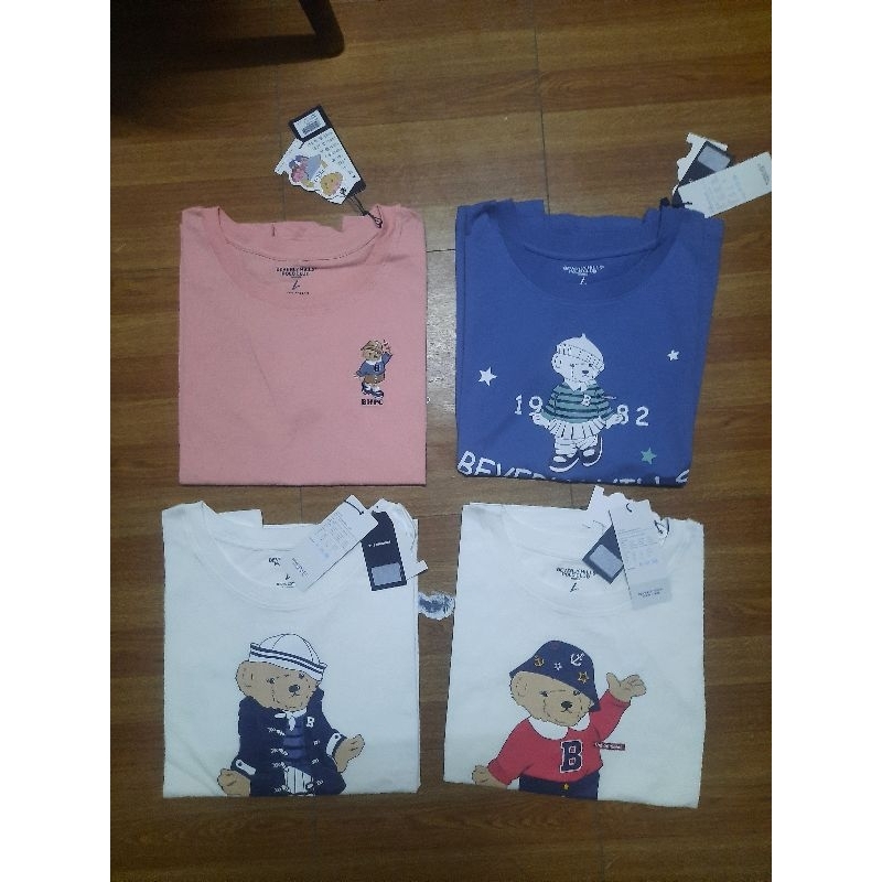 เสื้อยืดผู้หญิง Beverly Hills Polo club แท้ 100% มือ 1 ป้ายห้อย Size L อก 42 นิ้ว