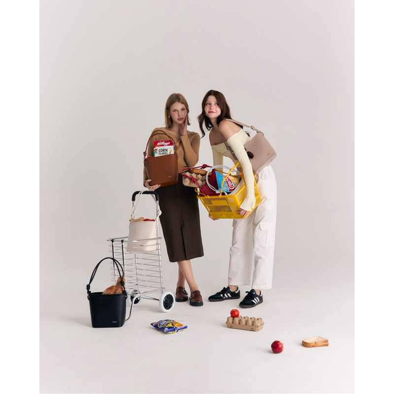 PATH T CHA - ( พร้อมส่งทุกสี / เก็บโค้ดลด30%ที่หน้าแอพ ) กระเป๋าทรงบัคเกต BENI BUCKET COLLECTION