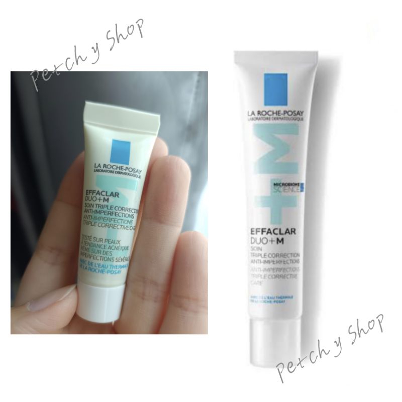 🔥🤍La Roche-Posay Effaclar duo+m ลาโรช โพเซย์ เอฟฟาคลาร์ ดูโอ+เอ็ม ขนาด 3 ml.
