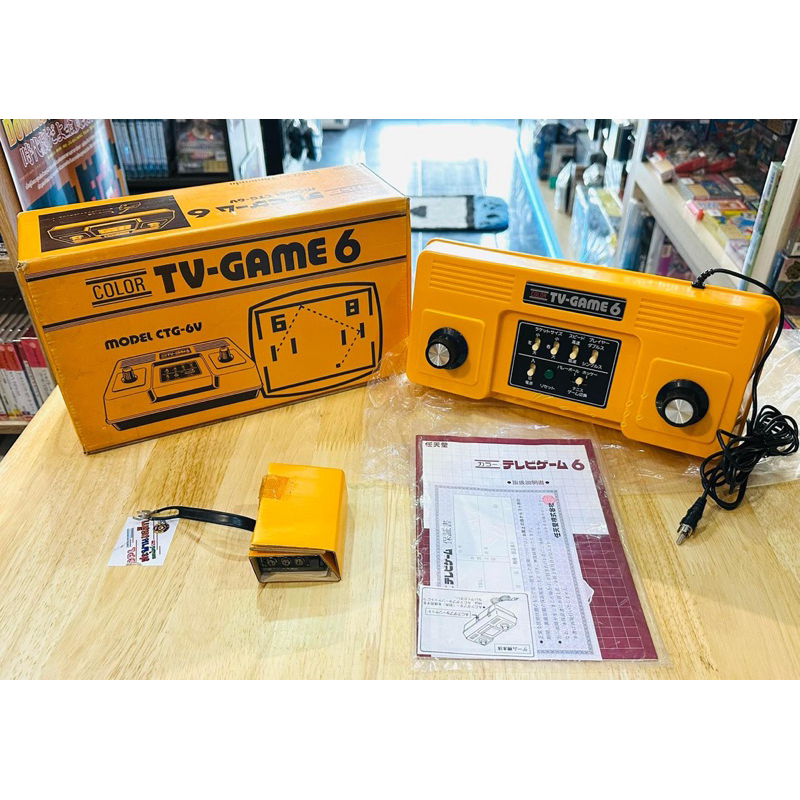 (1) Color TV-GAME 6(CTG-6V) Nintendo 1977 Japan [TV GAME]