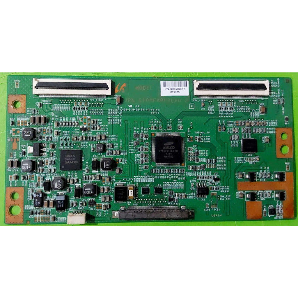 T-CON TOSHIBA พาร์ท JPN_S100FAPC2LV0.2 ใช้กับรุ่น 40PB10T 40PB20T 46PB20T ของถอดแท้ มีรับประกัน 30 ว