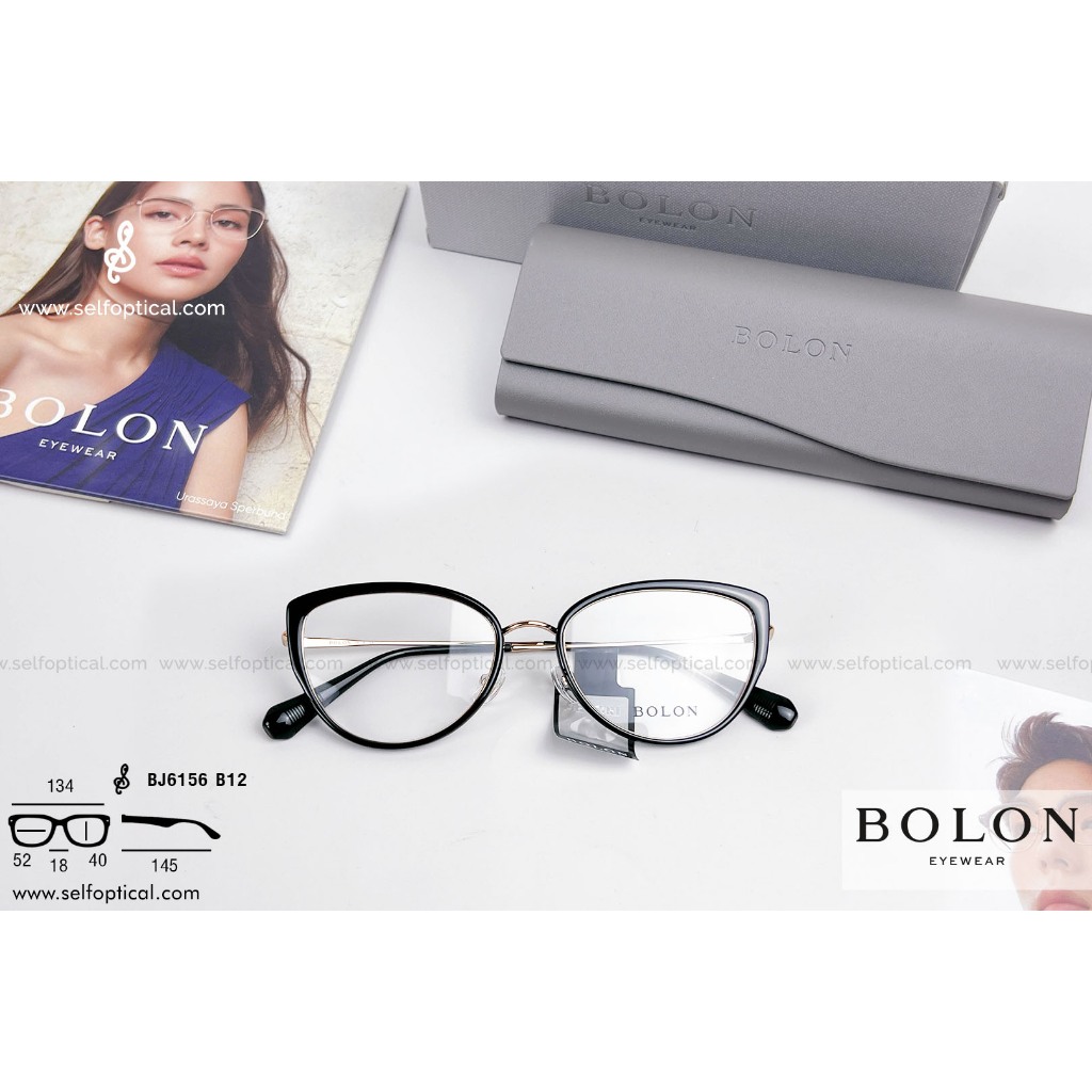 กรอบแว่น BOLON PRAGUE BJ6156 Size 52 ลิขสิทธิแท้ 💯% โดย SELF Optical