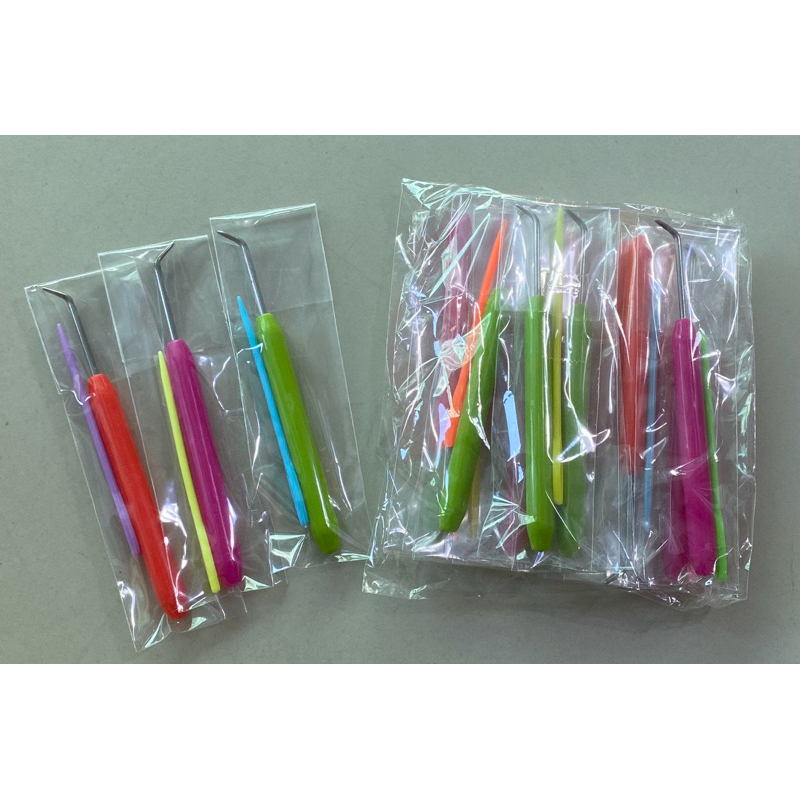 เข็มควักเกี่ยวไหมพรม+เข็มสอยราคาส่งยกแพ๊ค 1 โหล(12ด้าม) สินค้าพร้อมส่ง