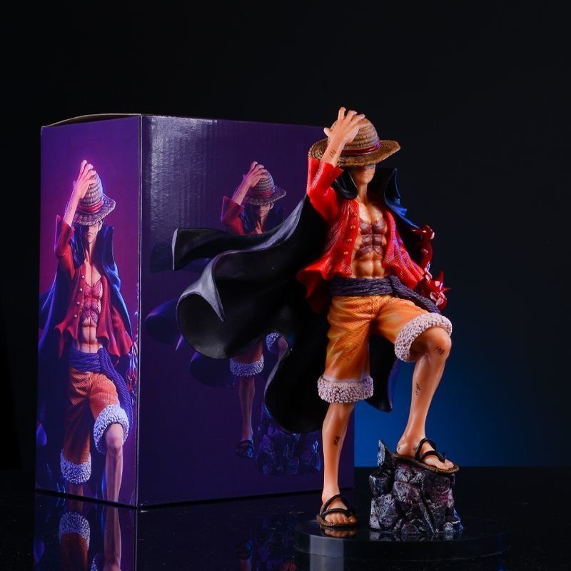 โมเดลฟิกเกอร์ รูปปั้นวันพีช LX LX Studio GK One Piece Flowing Sakura Luffy แฮนด์เมด สําหรับตกแต่ง