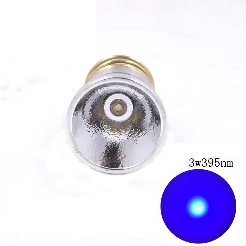 อะไหล่หลอด ไฟฉาย UV แบบ 1 เม็ด ความยาวคลื่น 395nm LED Light Flashlight (แสงม่วง)