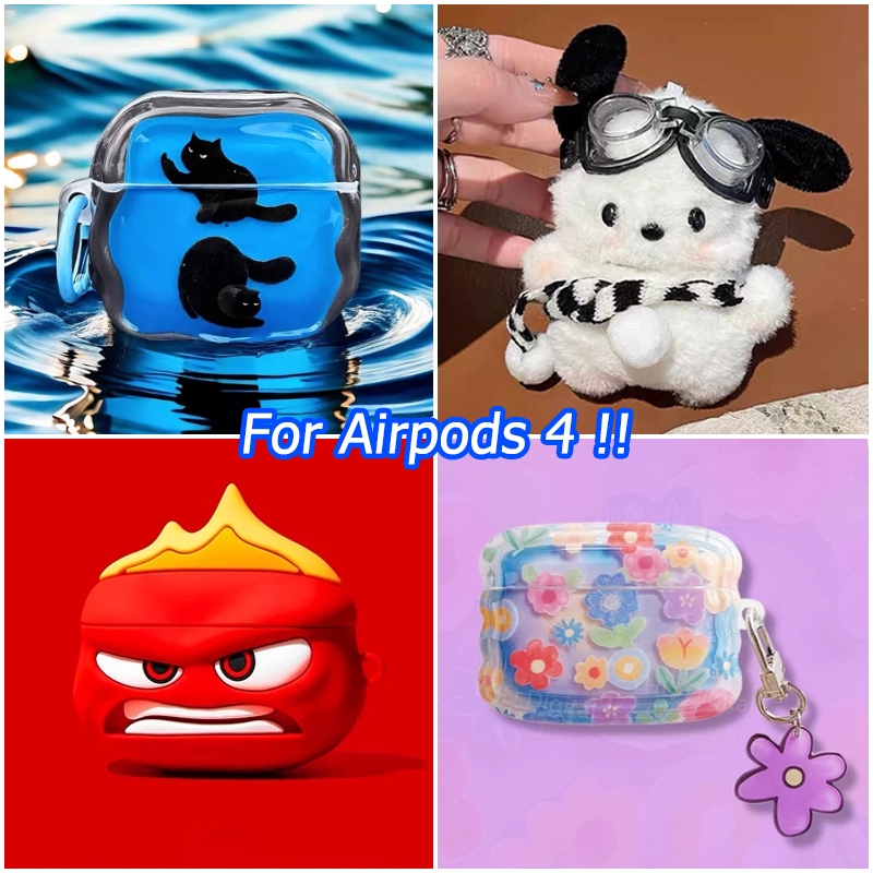 พร้อมส่งในไทย เคส for Airpods 4 anc Soft Case ใช้สำหรับ Airpods4 case น่ารัก การป้องกันการตก for เคสแอร์พอร์ด4