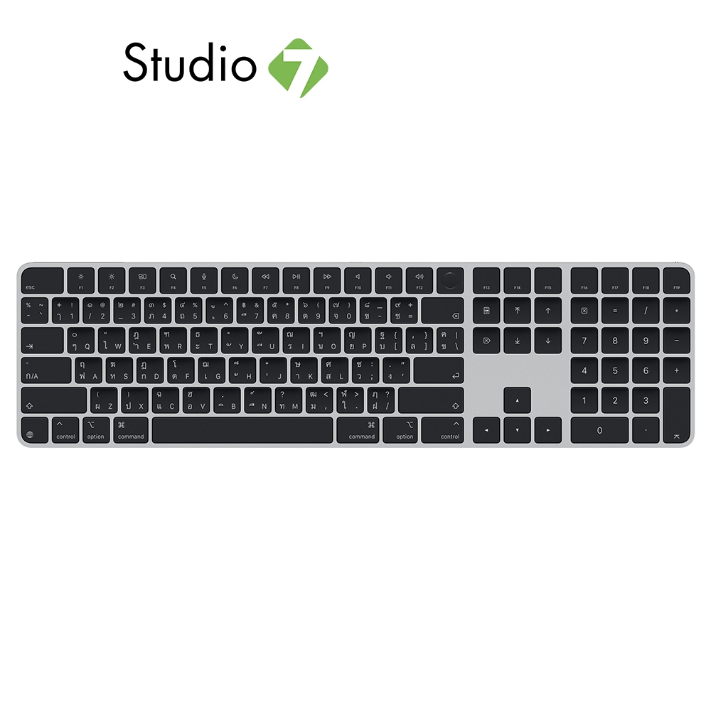 Apple Magic Keyboard with Touch ID and Numeric Keypad for Mac models with Apple silicon (USB-C)-Thai