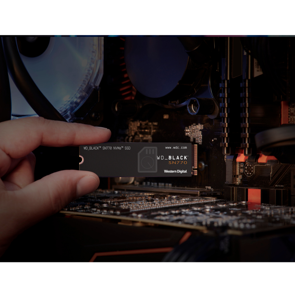 WD SSD (เอสเอสดี) WD BLACK SN770 - PCIe 4x4/NVMe M.2 2280  MemoryBiz รับประกัน 5 ปี