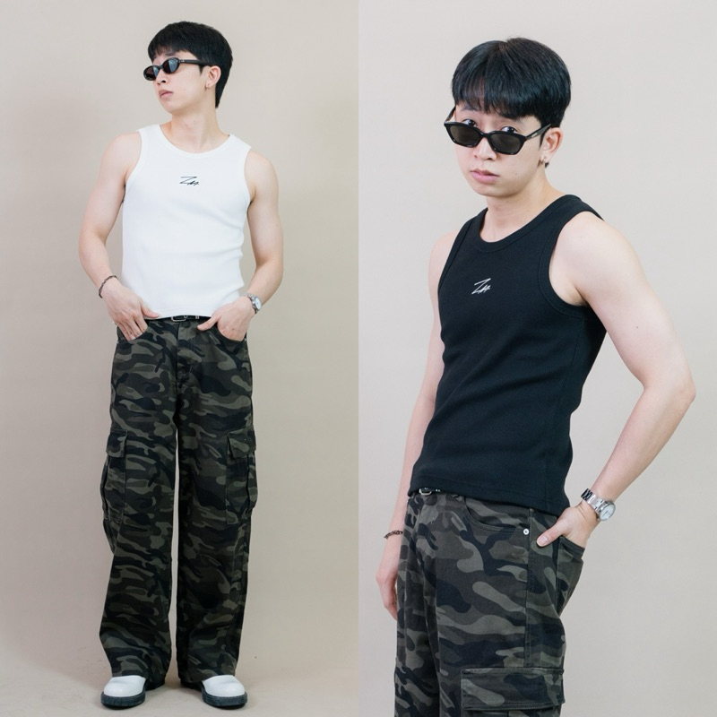 ZAMIO TANK TOP เสื้อกล้ามรัดรูปผ้ายืด